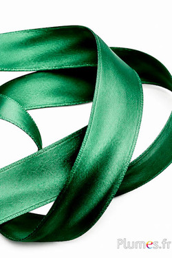 Satijnen lint - breedte 25 mm - groen